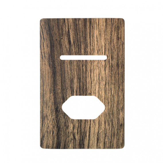 Placa p/ 1 Interruptor + Tomada 4x2 - Novara Carvalho